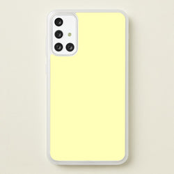 Back To Casics - Pretty Pastels - Plain Yellow  - Plain Phone Case for Galaxy A71