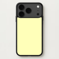 Back To Casics - Pretty Pastels - Plain Yellow Phone Case for iPhone 17 Pro