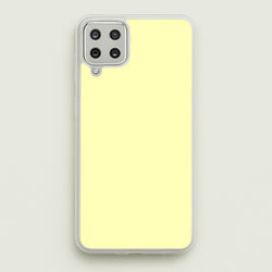 Back To Casics - Pretty Pastels - Plain Yellow  - Plain Phone Case for Galaxy A12
