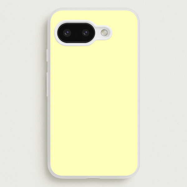 Back To Casics - Pretty Pastels - Plain Yellow  - Plain Phone Case for Google Pixel 9a