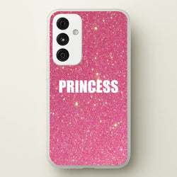 Glittery Pink Princess  -  Phone Case for Galaxy A35