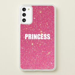 Glittery Pink Princess  -  Phone Case for Galaxy S20