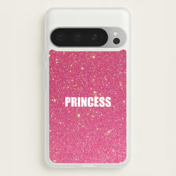 Glittery Pink Princess  -  Phone Case for Google Pixel 9 Pro XL