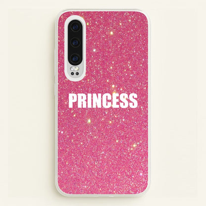 Glittery Pink Princess  -  Phone Case for Huawei P30