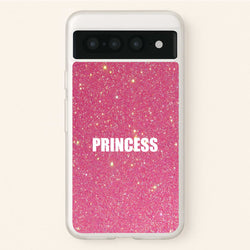 Glittery Pink Princess  -  Phone Case for Google Pixel 7 Pro