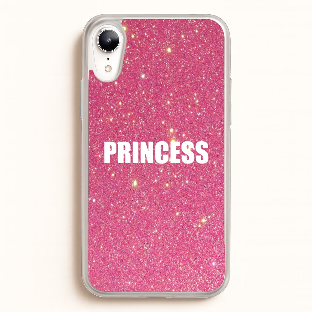 Glittery Pink Princess  -  Phone Case for iPhone XR