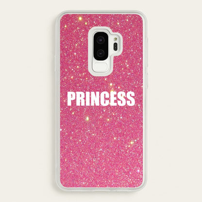 Glittery Pink Princess  -  Phone Case for Galaxy S9 Plus