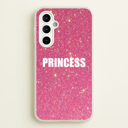 Glittery Pink Princess  -  Phone Case for Galaxy A54