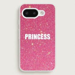 Glittery Pink Princess  -  Phone Case for Google Pixel 9a
