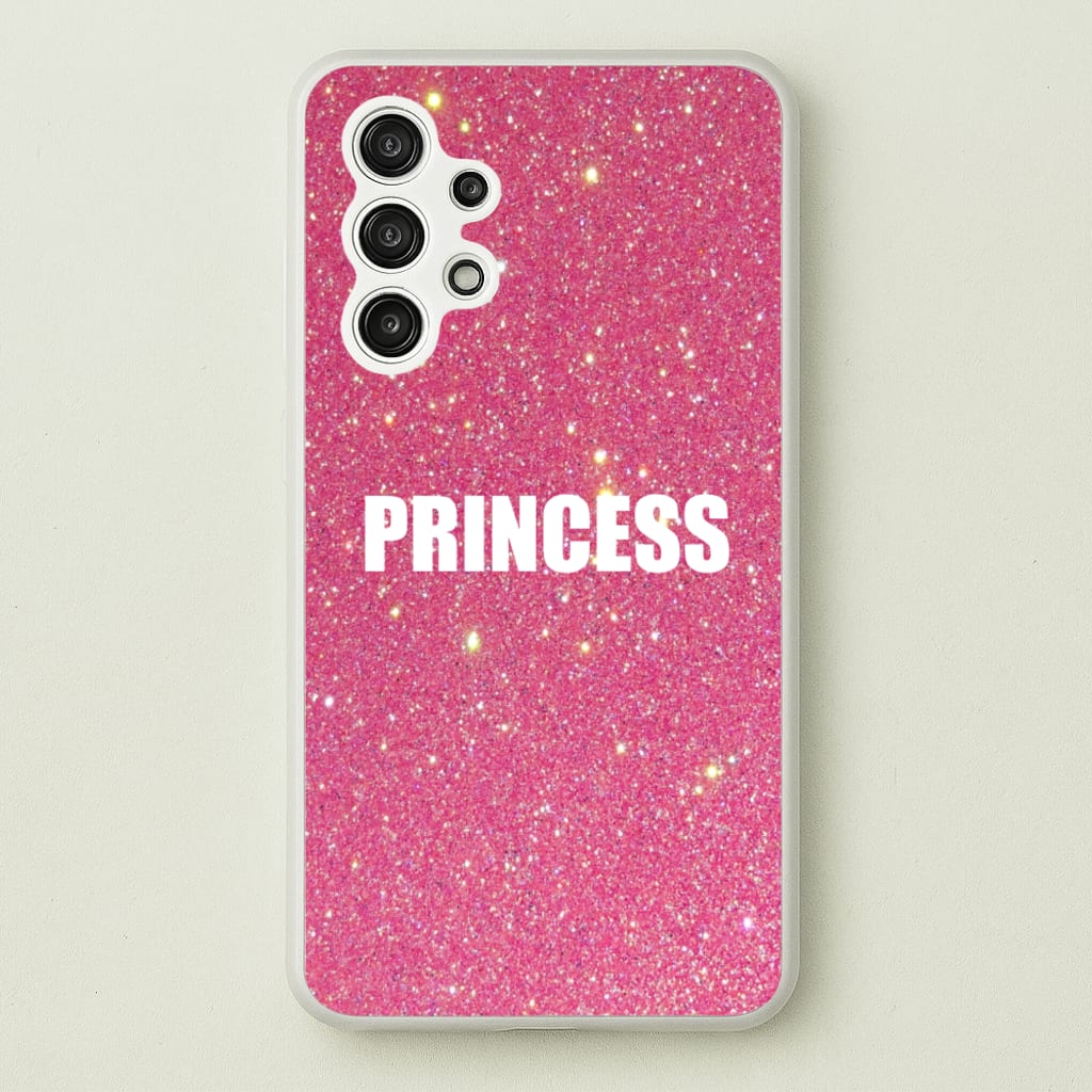 Glittery Pink Princess  -  Phone Case for Galaxy A13