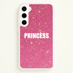 Glittery Pink Princess  -  Phone Case for Galaxy S23