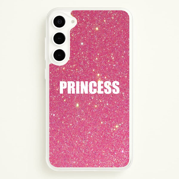 Glittery Pink Princess  -  Phone Case for Galaxy S23