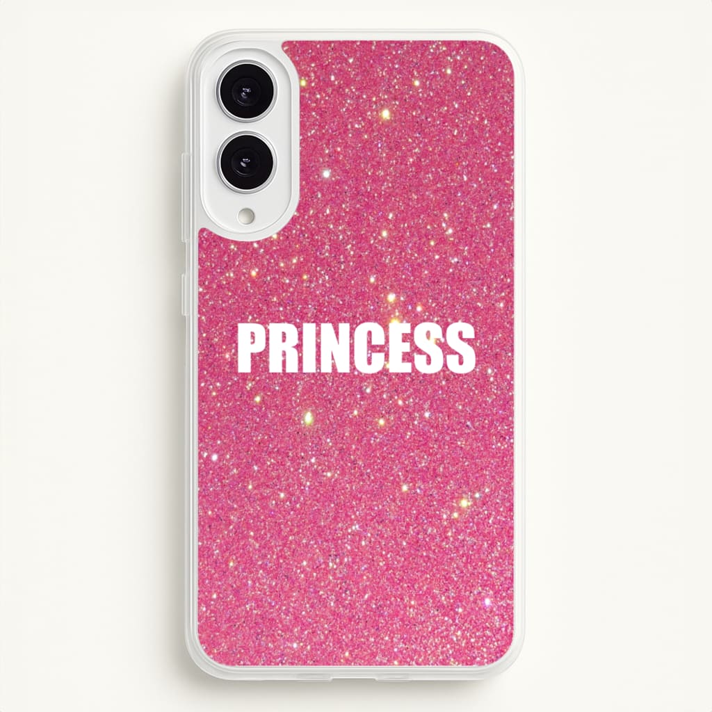 Glittery Pink Princess  -  Phone Case for Galaxy S25 Edge