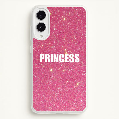 Glittery Pink Princess  -  Phone Case for Galaxy S25 Edge