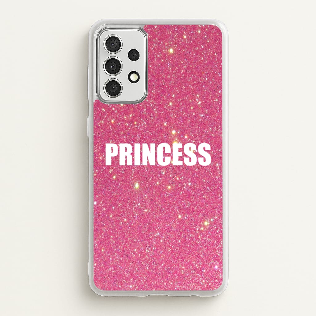 Glittery Pink Princess  -  Phone Case for Galaxy A52 / A52s