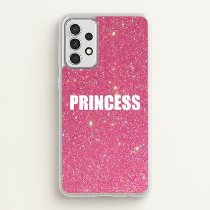 Glittery Pink Princess  -  Phone Case for Galaxy A52 / A52s
