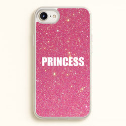 Glittery Pink Princess  -  Phone Case for iPhone 6 / 7 / 8 / SE