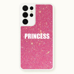 Glittery Pink Princess  -  Phone Case for Galaxy S21 Ultra