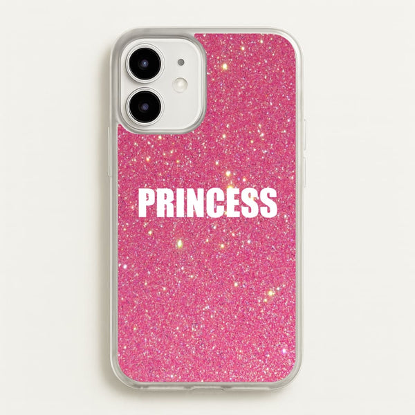 Glittery Pink Princess  -  Phone Case for iPhone 12 / 12 Pro