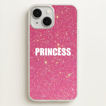 Glittery Pink Princess  -  Phone Case for iPhone 13