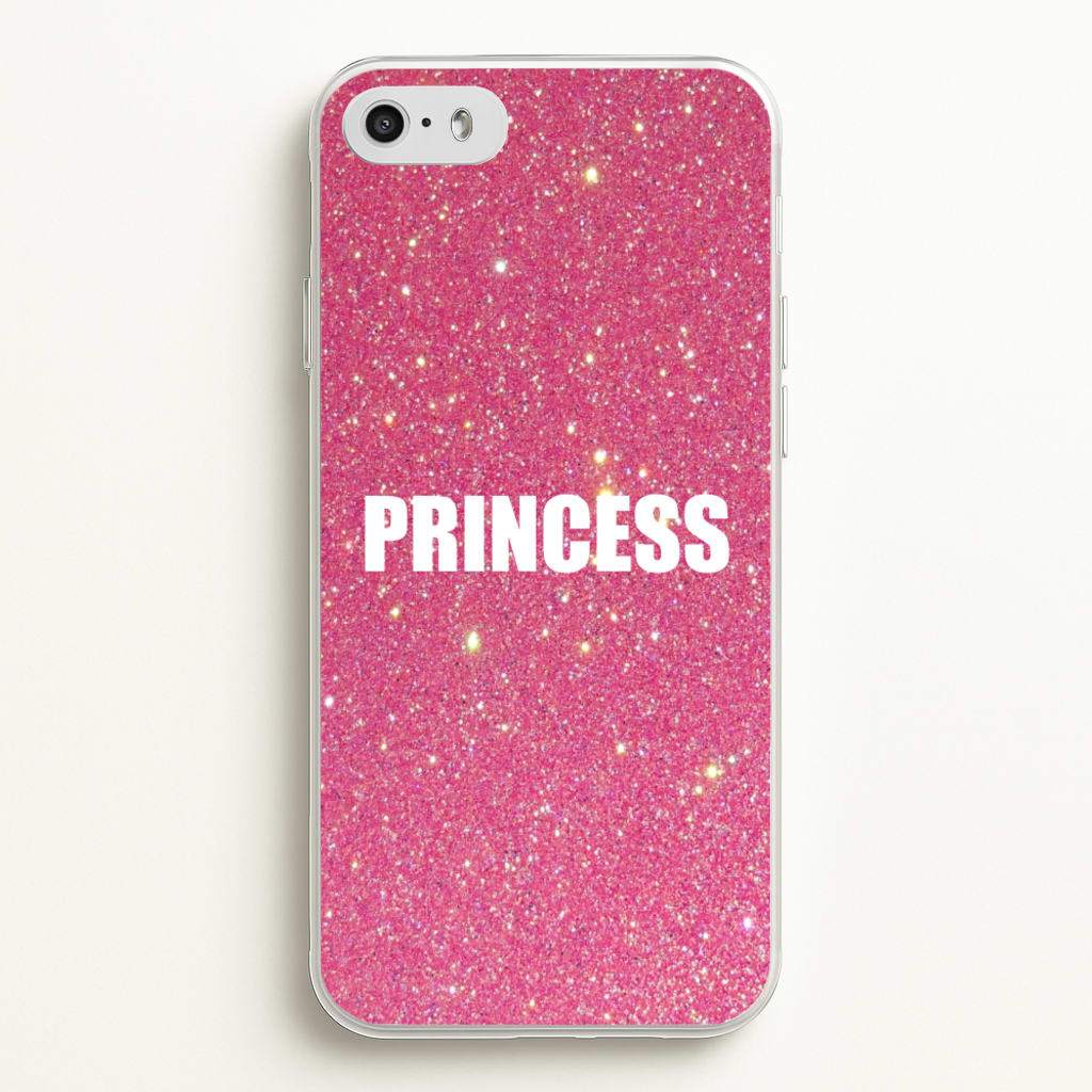 Glittery Pink Princess  -  Phone Case for iPhone 5 / 5s / SE 2016