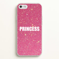 Glittery Pink Princess  -  Phone Case for iPhone 5 / 5s / SE 2016