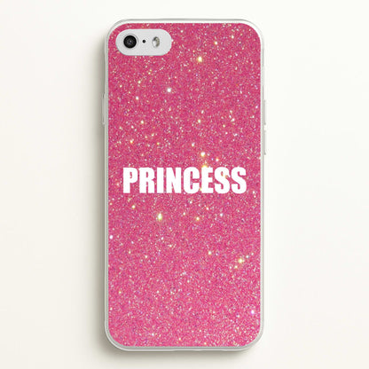 Glittery Pink Princess  -  Phone Case for iPhone 5 / 5s / SE 2016