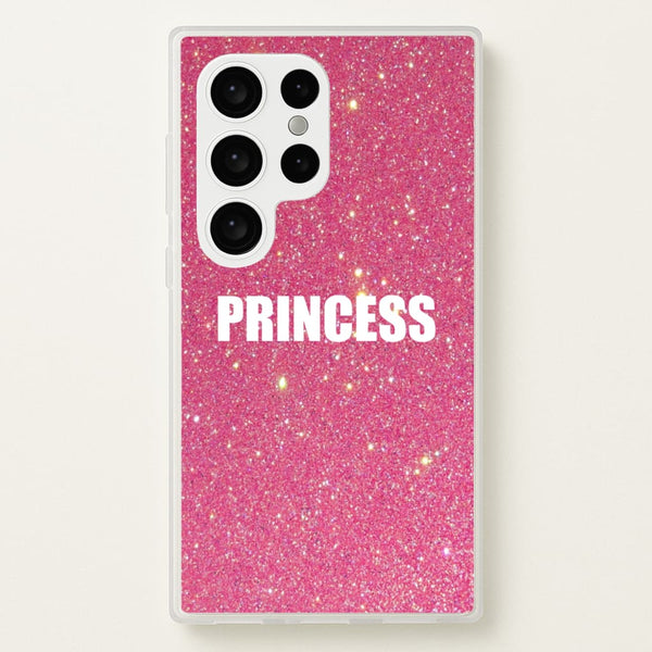 Glittery Pink Princess  -  Phone Case for Galaxy S24 Ultra