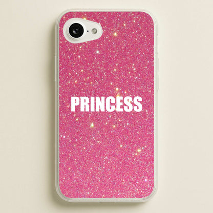 Glittery Pink Princess  -  Phone Case for iPhone 16e