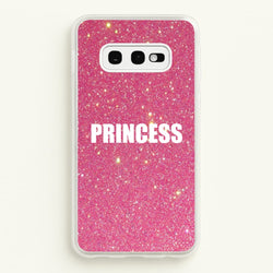 Glittery Pink Princess  -  Phone Case for Galaxy S10e