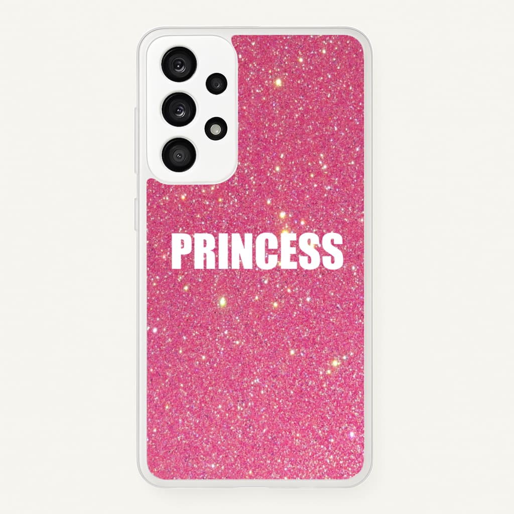 Glittery Pink Princess  -  Phone Case for Galaxy A33