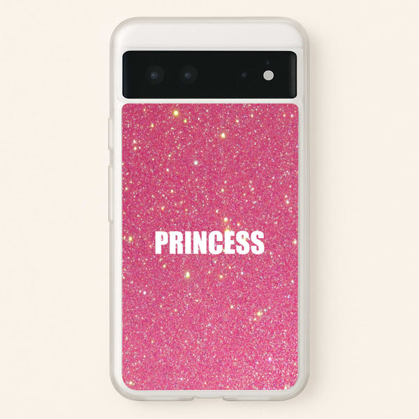 Glittery Pink Princess  -  Phone Case for Google Pixel 6