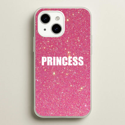Glittery Pink Princess  -  Phone Case for iPhone 14 Plus
