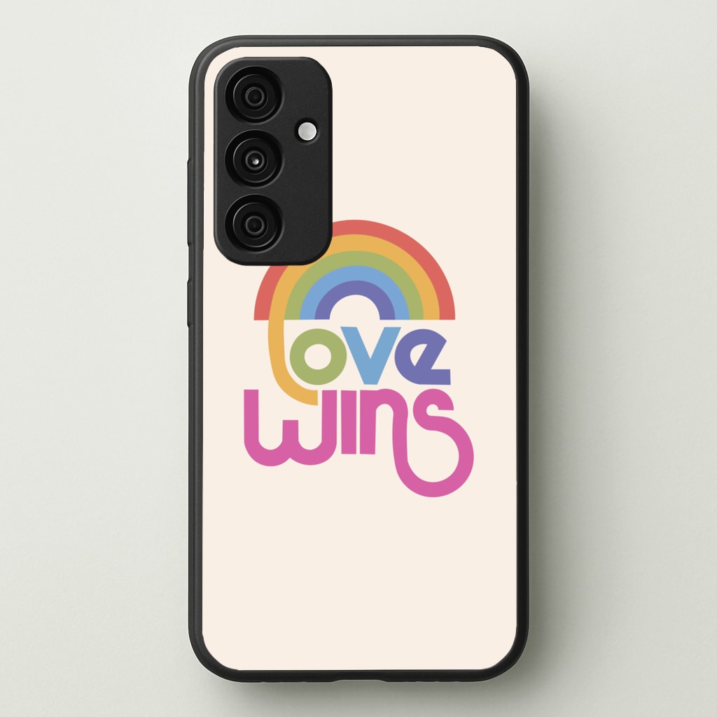 Love Wins - Pride  - Pride Phone Case for Galaxy A55