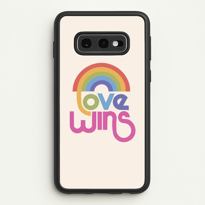 Love Wins - Pride  - Pride Phone Case for Galaxy S10e