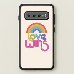 Love Wins - Pride  - Pride Phone Case for Galaxy S10 Plus
