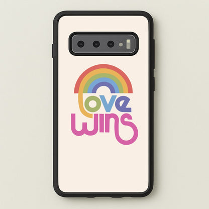 Love Wins - Pride  - Pride Phone Case for Galaxy S10 Plus
