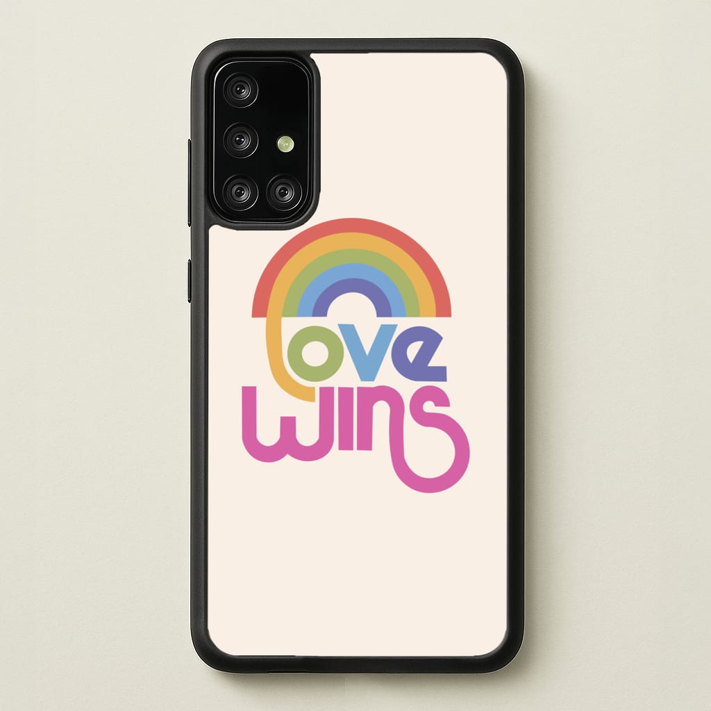 Love Wins - Pride  - Pride Phone Case for Galaxy A71