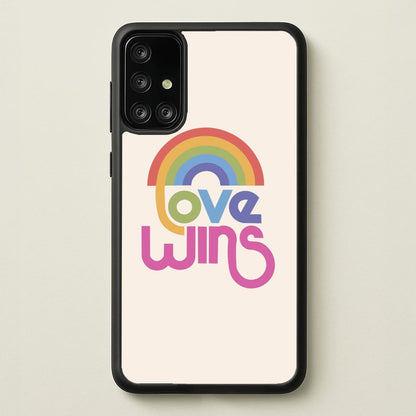 Love Wins - Pride  - Pride Phone Case for Galaxy A71