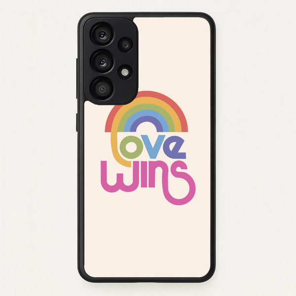Love Wins - Pride  - Pride Phone Case for Galaxy A53