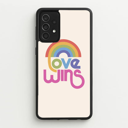 Love Wins - Pride  - Pride Phone Case for Galaxy A52 / A52s