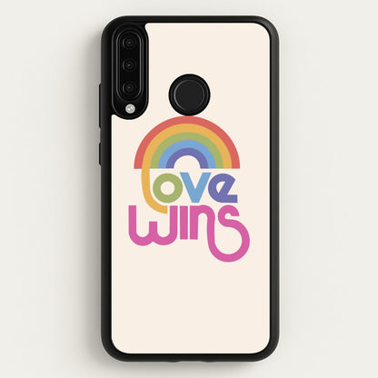 Love Wins - Pride  - Pride Phone Case for Huawei P30 Lite
