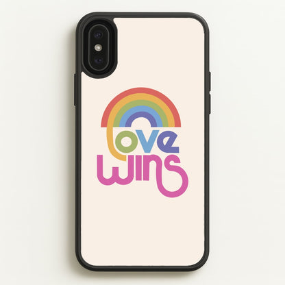 Love Wins - Pride  - Pride Phone Case for iPhone XS Max