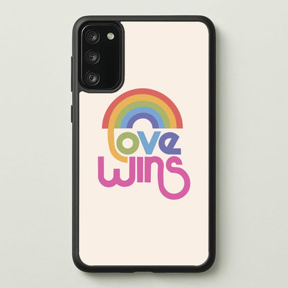 Love Wins - Pride  - Pride Phone Case for Galaxy S20FE