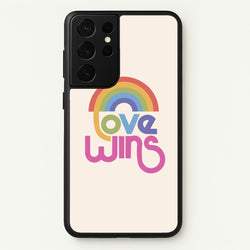 Love Wins - Pride  - Pride Phone Case for Galaxy S21 Ultra