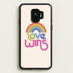 Love Wins - Pride  - Pride Phone Case for Galaxy S9