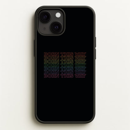 Born This Way - Pride  - Pride Phone Case for iPhone 13 Mini