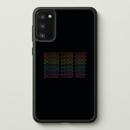Born This Way - Pride  - Pride Phone Case for Galaxy A41