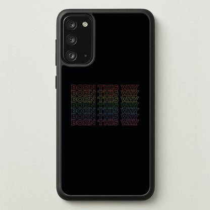 Born This Way - Pride  - Pride Phone Case for Galaxy Note 20