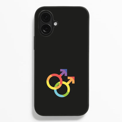 Gender Symbol Male - Pride  - Pride Phone Case for iPhone 16 Plus
